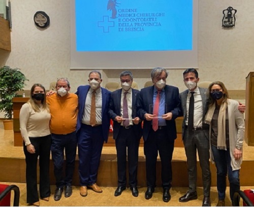 foto di relatori e componenti cao brescia al conveno del 23 marzo 2022