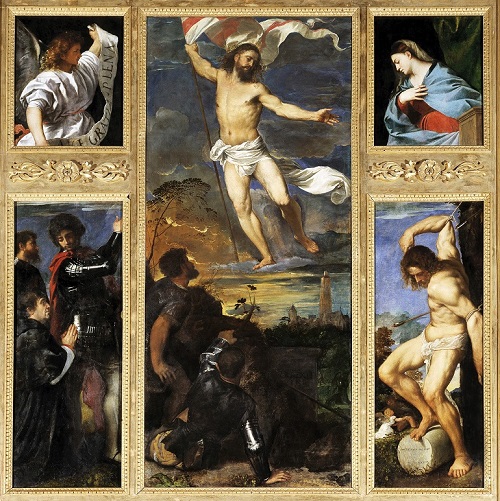 immagine del polittico averoldi di tiziano