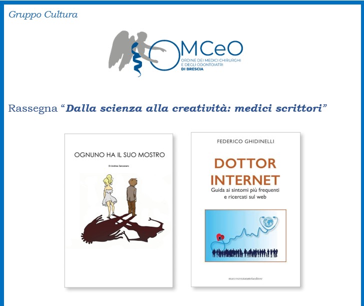 locandina della rassegna medici scrittori del 25 settembre 2025