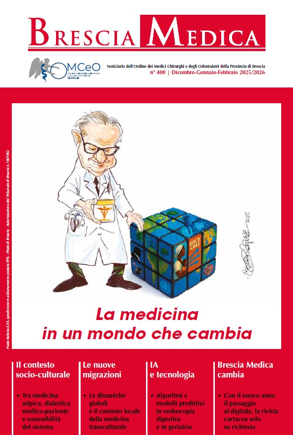 immagine della copertina di bresciamedica 400