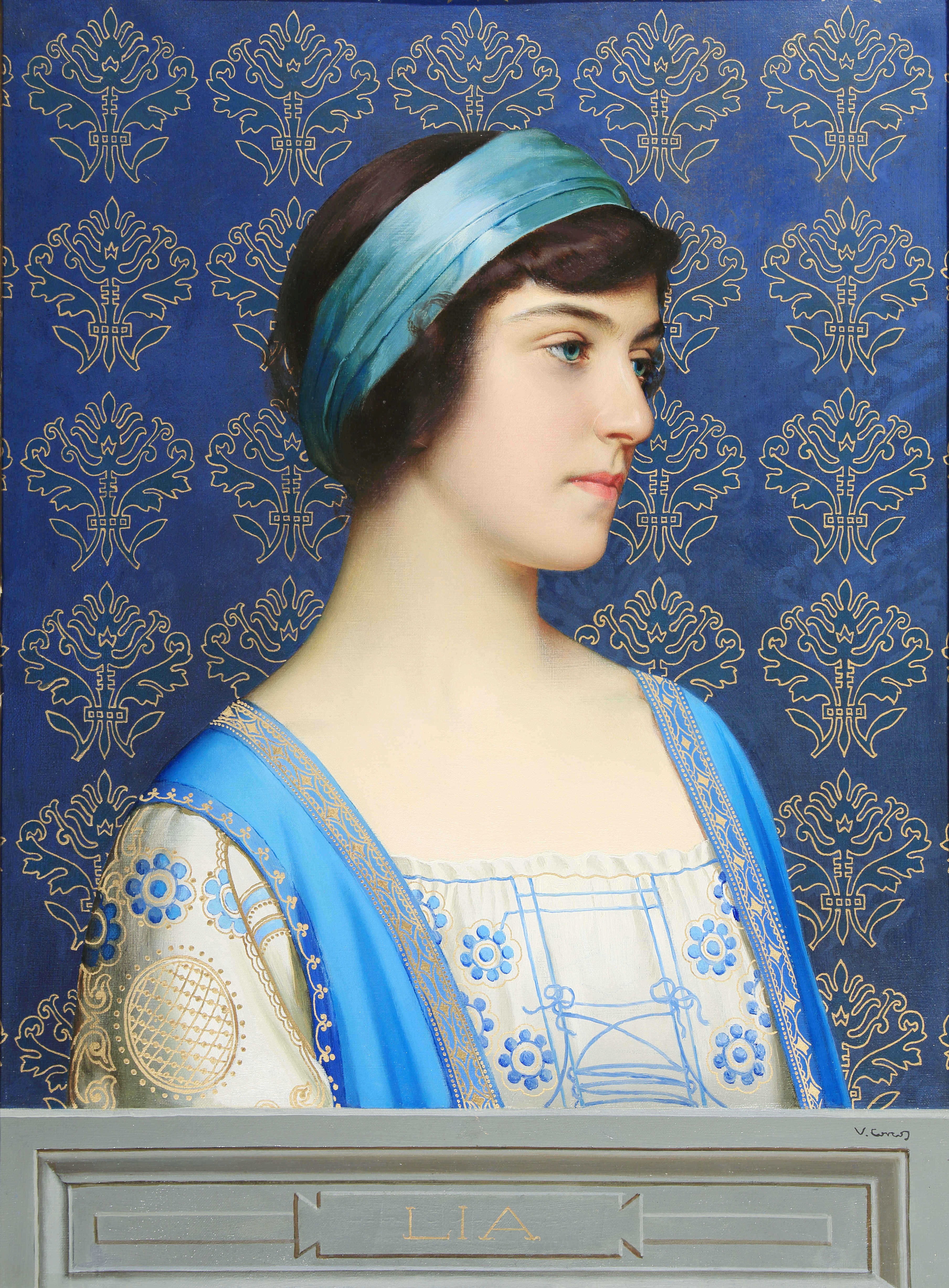 immagine di un quadro della mostra Liberty