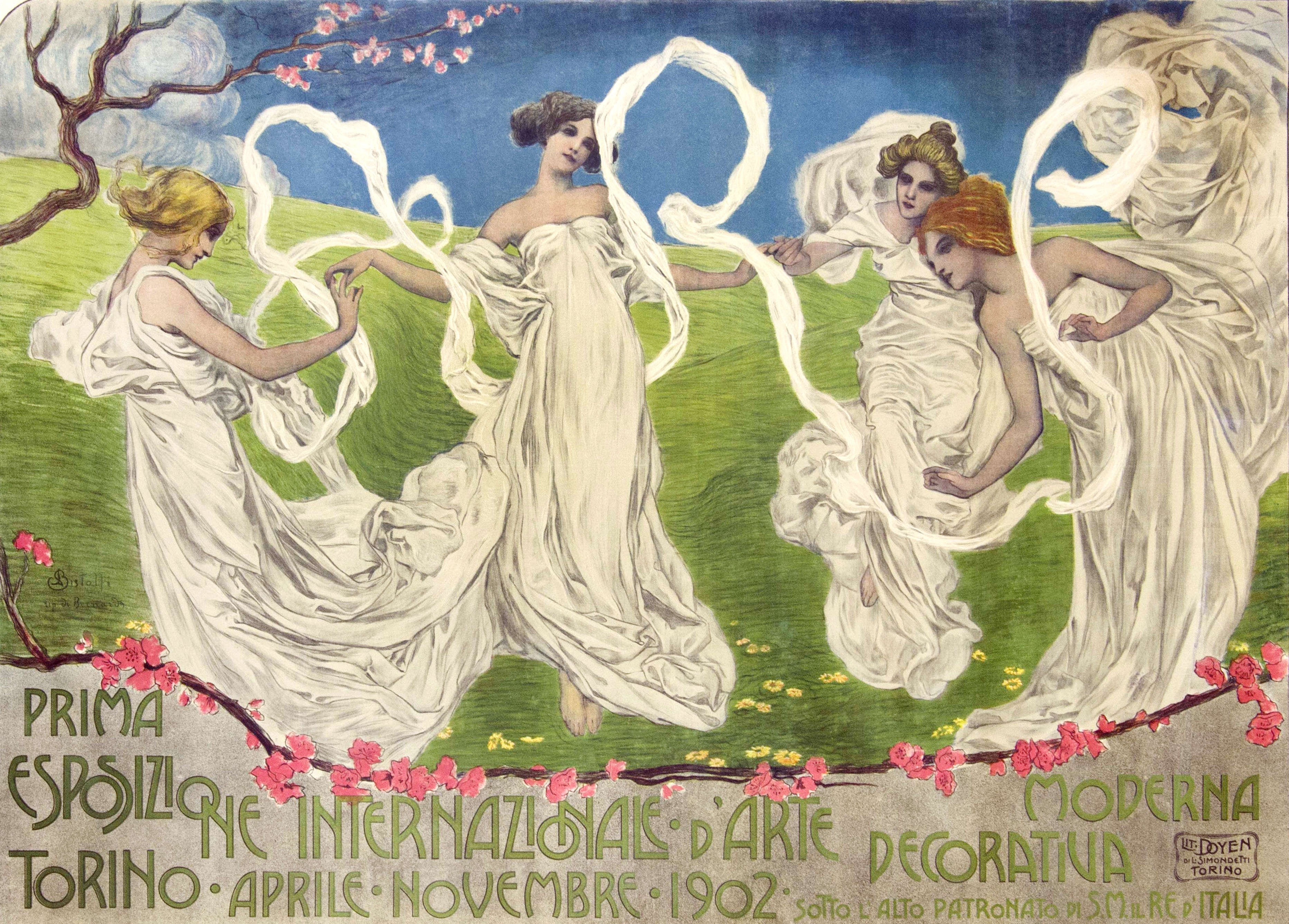 immagine di un quadro della mostra liberty